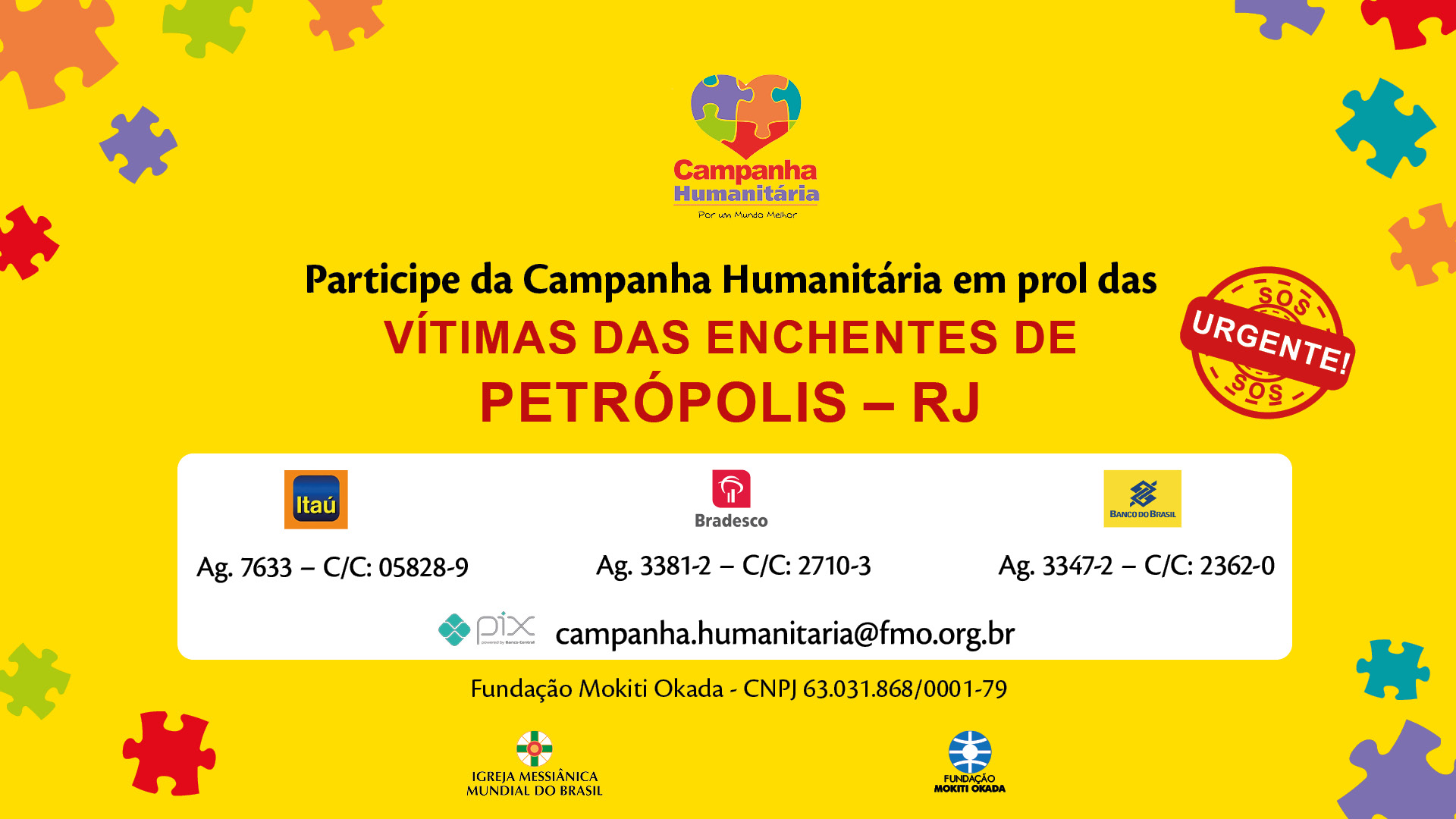 Campanha Humanitária SOS Petrópolis