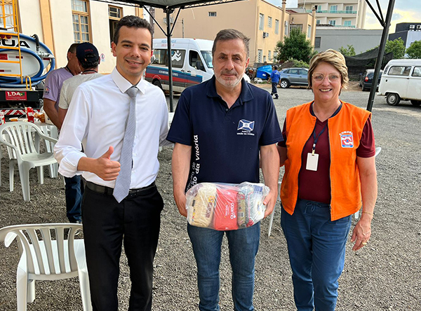Fundação Mokiti Okada doa cestas básicas para famílias atingidas pelas enchentes em União da Vitória