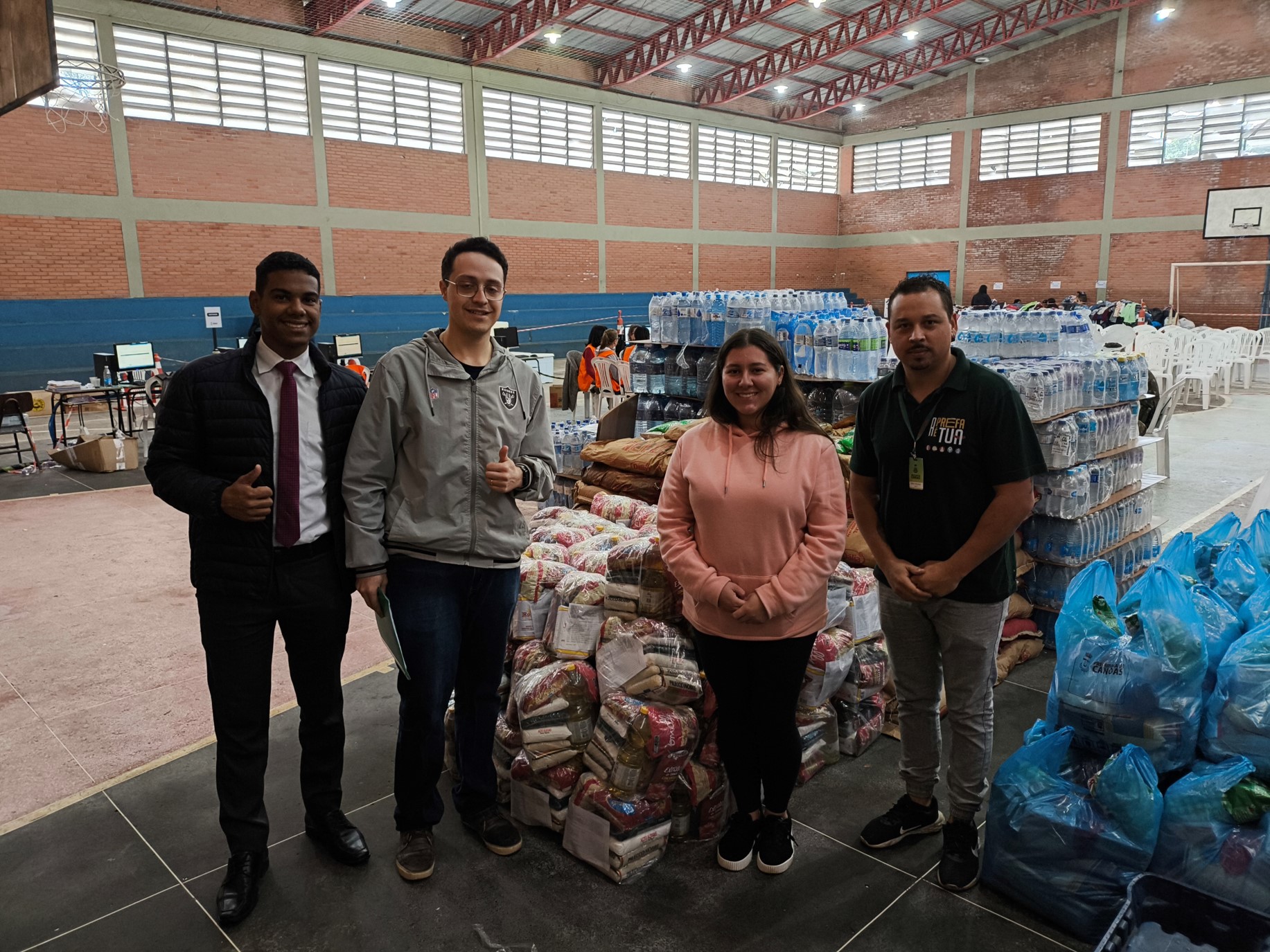 FMO promove ajuda humanitria com doaes para o municpio de Canoas (RS)